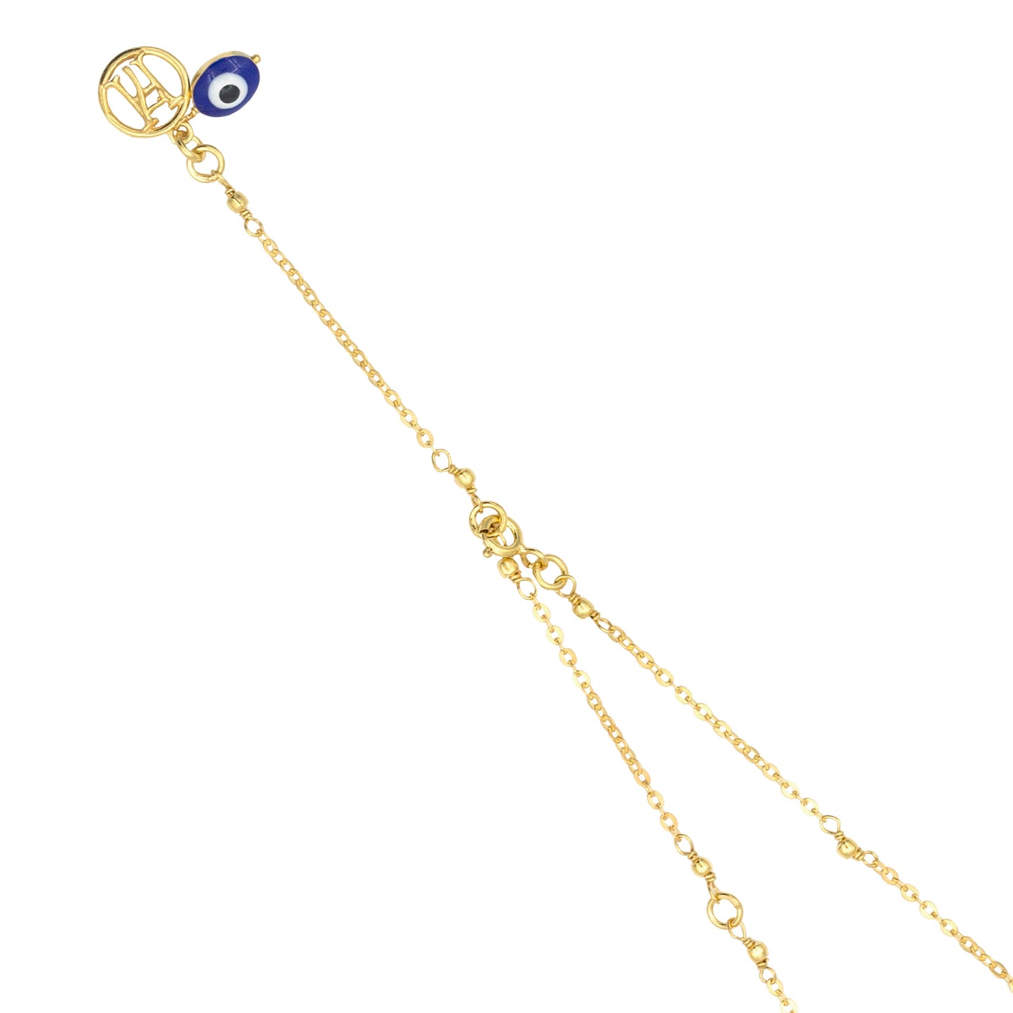 Leaf Charm Vermeil Necklace for Growth & Abundance