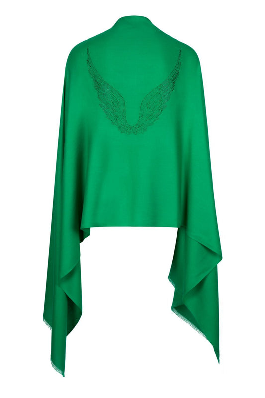 Angel Raphael Green Wrap Wings Scarf for Healing, Travel & Guidance