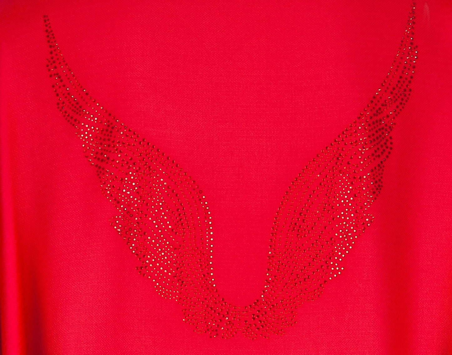 Angel Uriel Red Wrap Wings Scarf for Inspiration, Study & Success