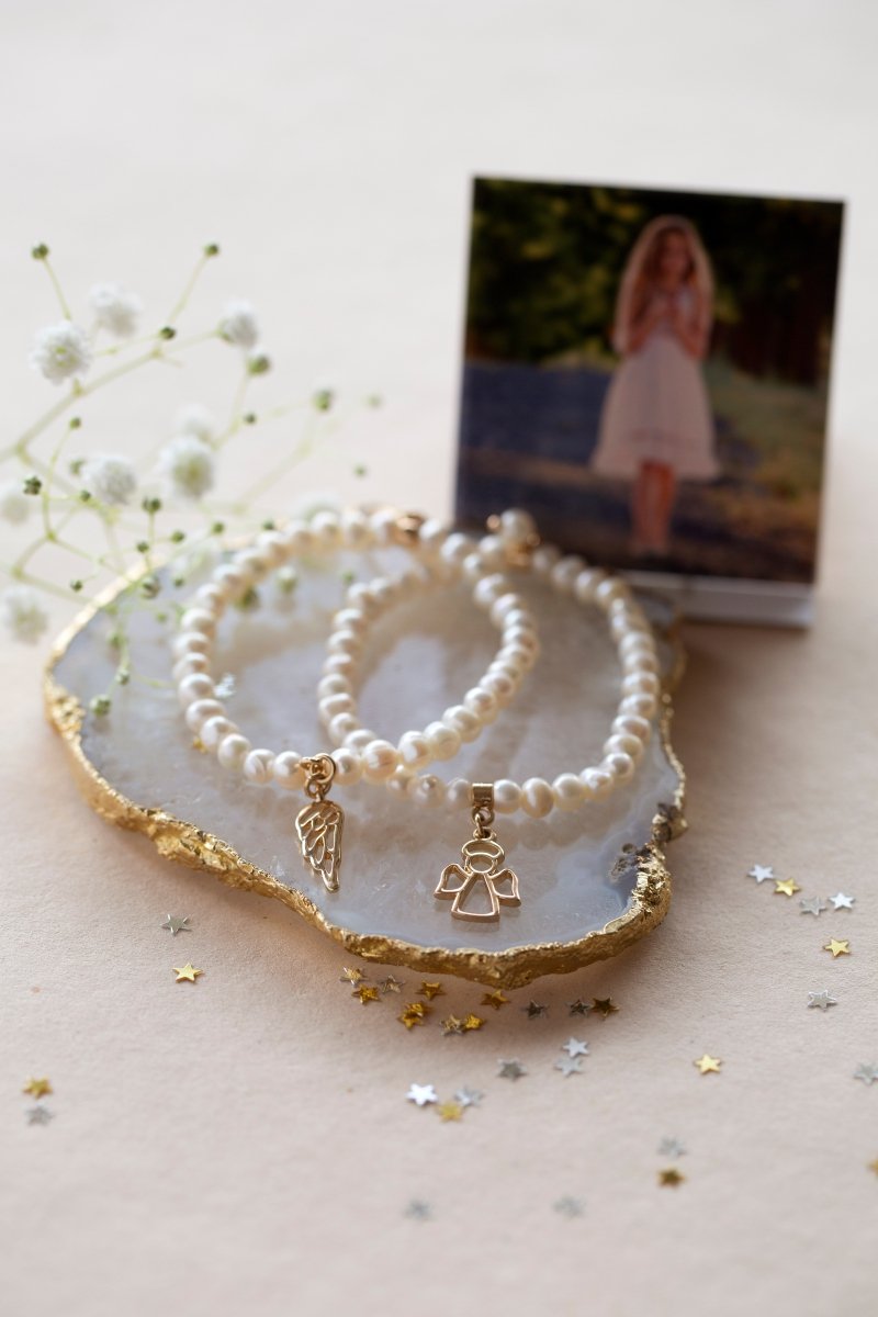 "Little Heaven" Children's Angel Gabriel Bracelet With Angel Charm