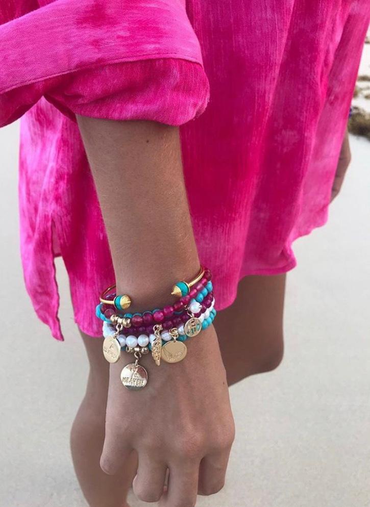 Angel Uriel Bracelet With Wing Charm For Inspiration, Study & Success With Wing Charm