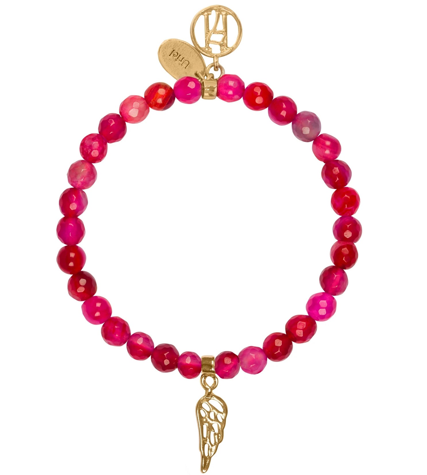 Angel Uriel Bracelet With Wing Charm For Inspiration, Study