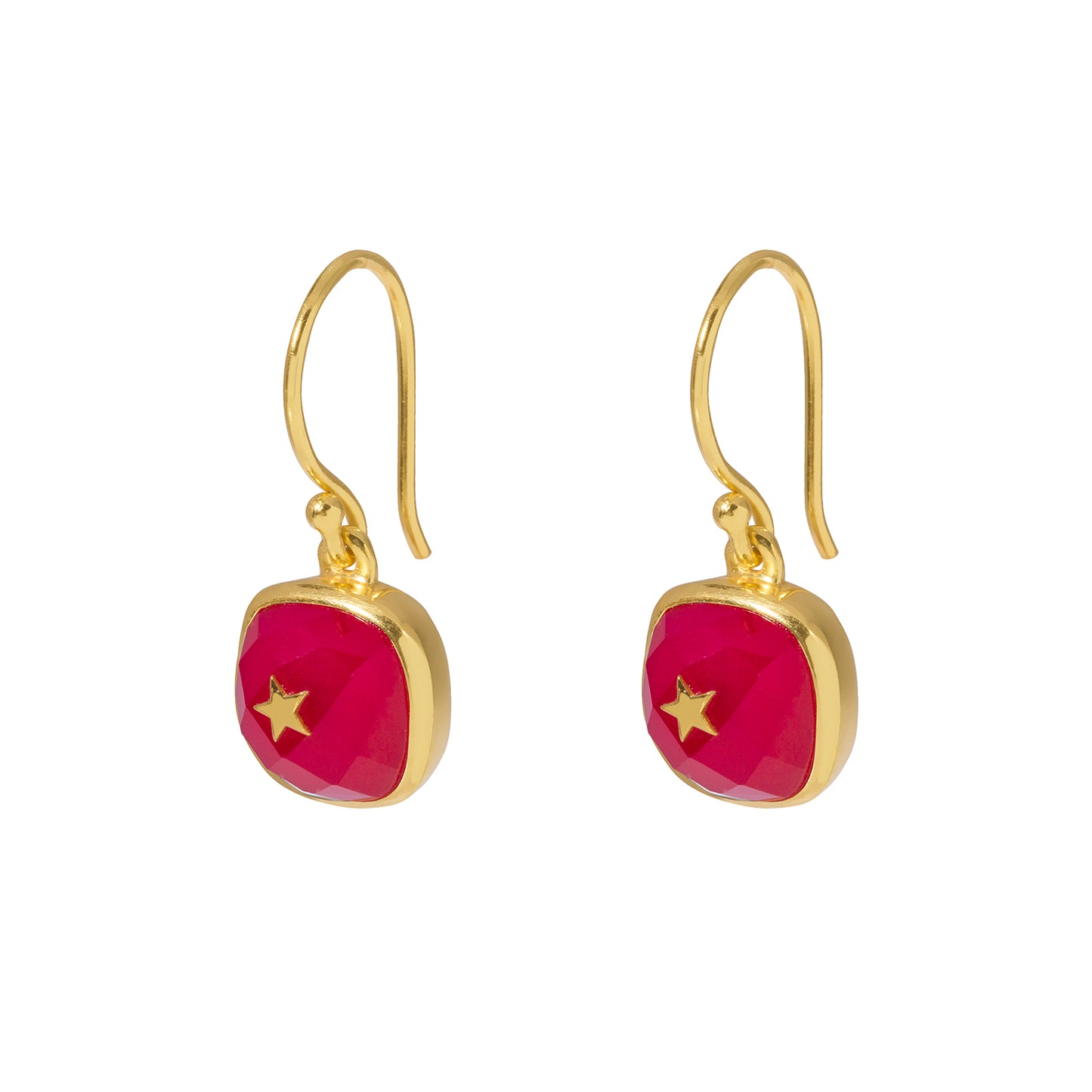 Pink Fuchsia Earrings Representing Confidence, Power and Self Worth