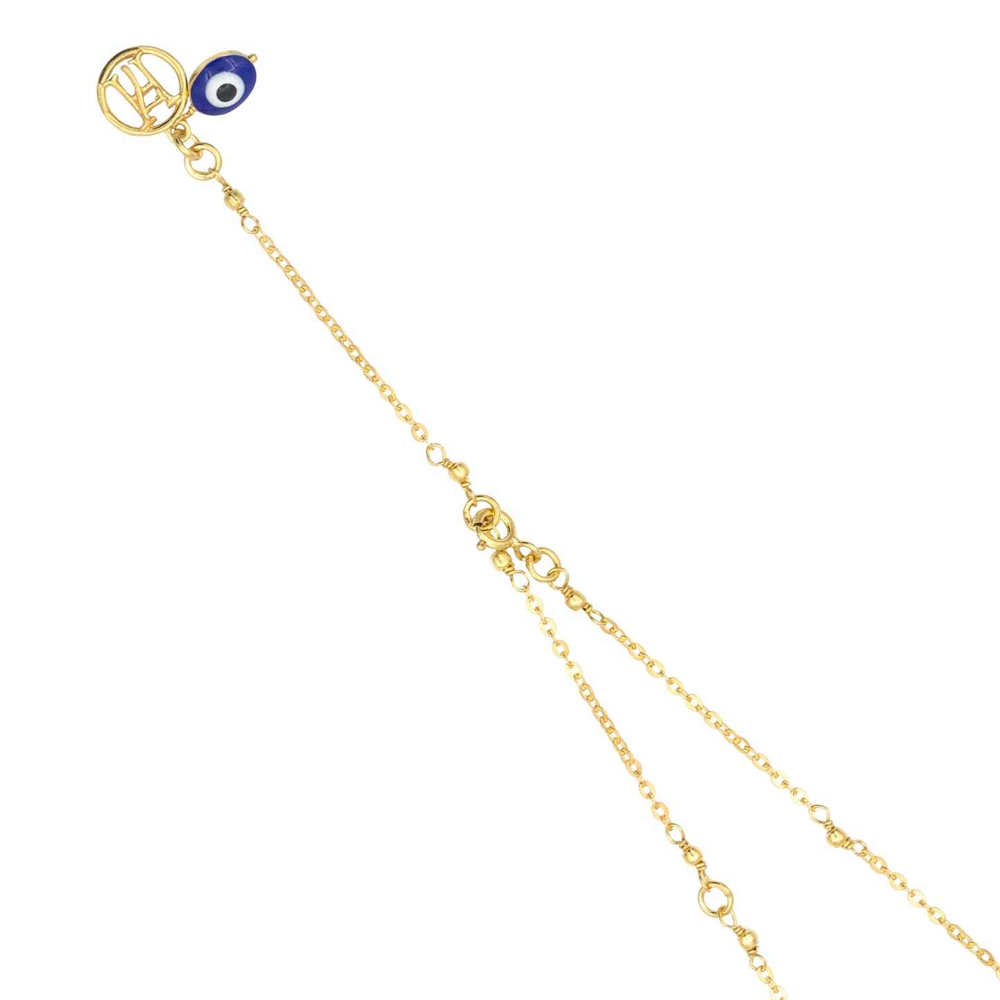 Third Eye Charm Vermeil Necklace for Protection