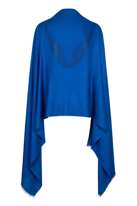 Angel Michael Blue Wrap Wings Scarf for Protection, Strength & Courage