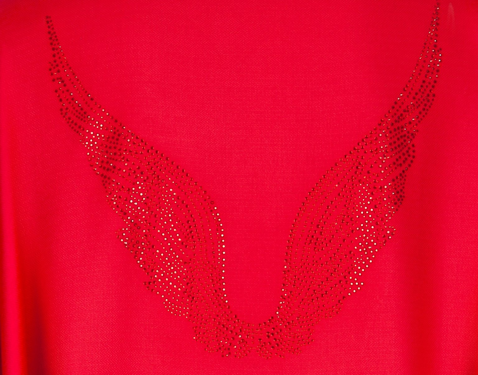 Angel Uriel Red Wrap Wings Scarf for Inspiration, Study & Success